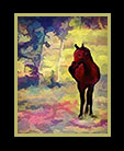 A lone horse in a field thumbnail